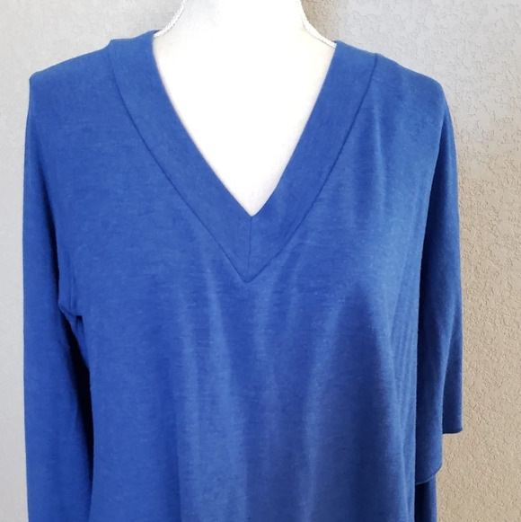 Soft surroundings Aprina Tunic size Medium color blue - Picture 6 of 9